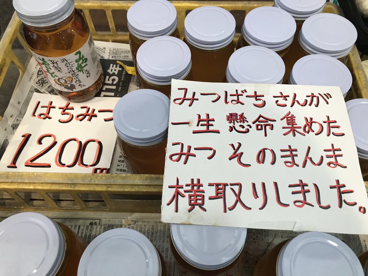 これは2年前に高知県で見かけたハチミツです。 人間は愚か。 