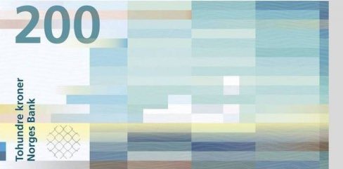 絵柄を自由に解釈できるようにあえてピクセルを荒くし海や空、海岸線を表した