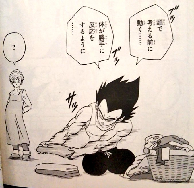 世の中の男はベジータを見習うと良いよ 