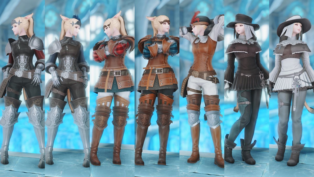 パッチ5.0の漆黒ID装備をフルコンプしたので見てください