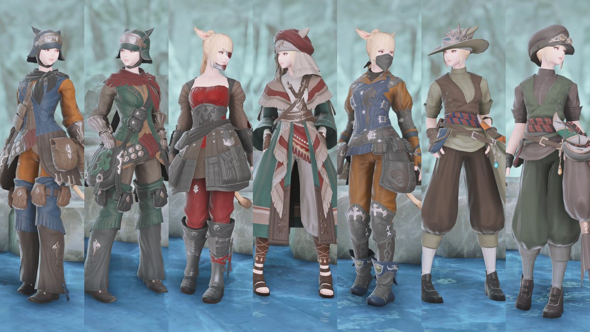 パッチ5.0の漆黒ID装備をフルコンプしたので見てください