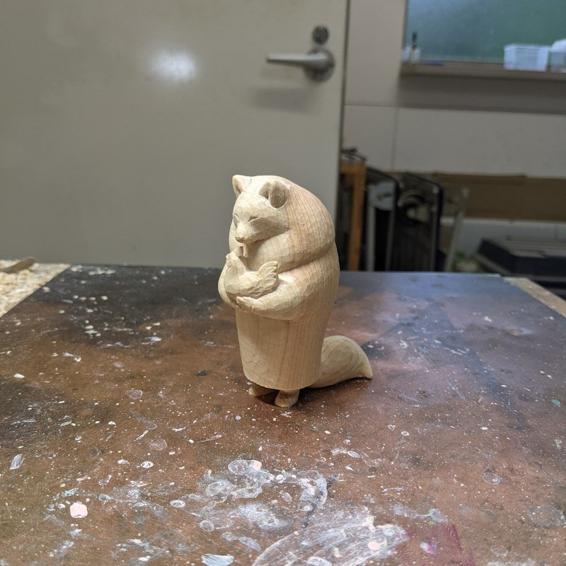 キツネ作ります。 