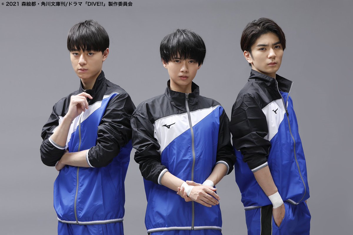 ／ #DIVE!! 情報解禁 ＼ #テレビ東京 #ドラマホリック! 4月スタート✨  HiHi Jets #井上瑞稀 さん  #髙橋優斗 さん #作間龍斗 さん トリプル主演✨  #森絵都 さんの小説を連ドラ化