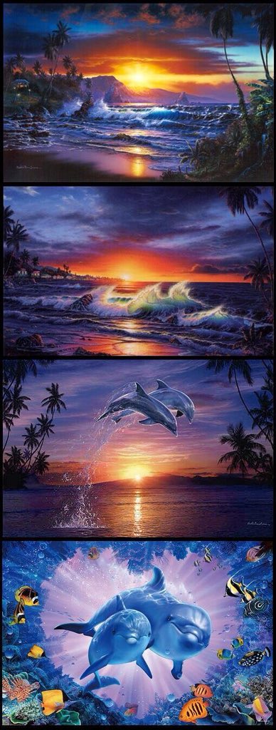 ラッセンが描いた4コマ漫画久々に見たけど未だに笑ってしまう、だから何感が半端なくて 