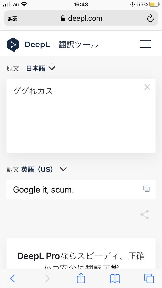 これは新入生向けのガチ本質情報ですがDeepLはガチで優秀なのでGoogle翻訳じゃなくてDeepLを使え 