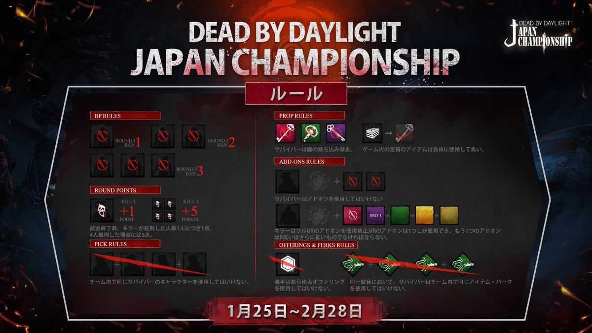 詳細はポスターでチェック #DeadByDaylight #DJC