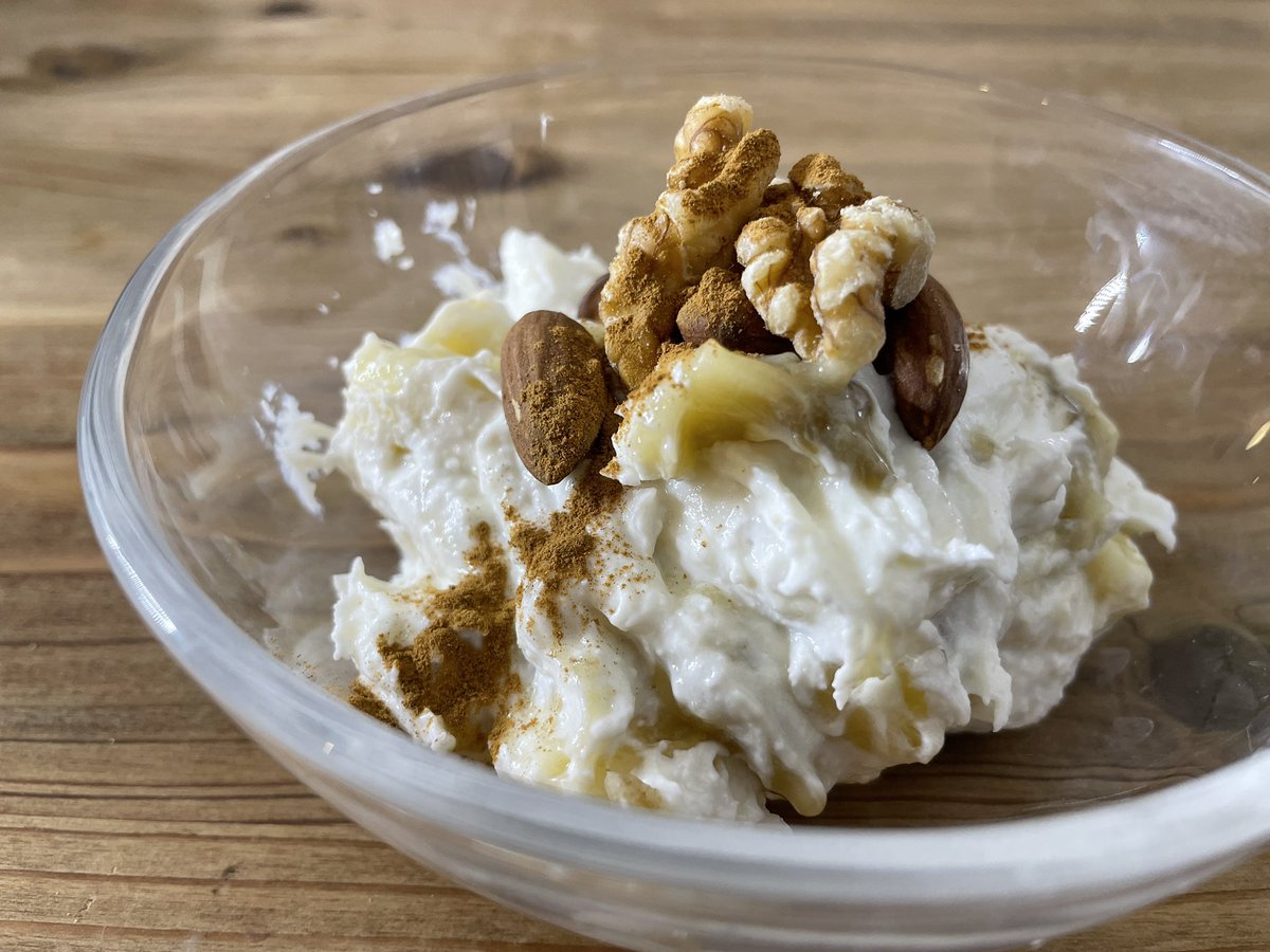 熟れたバナナがあったら絶対このバナナチーズケーキ風を作って欲しい