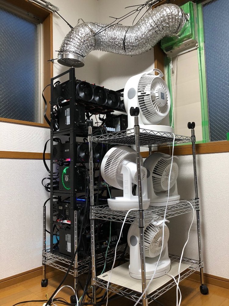 ←理想 （一般家庭に設置された200TFlopsのスパコン＠ 2009年）  →現実 （一般家庭が持つ333TFlops（単精度浮動小数点数）の機材＠ 2021年） 