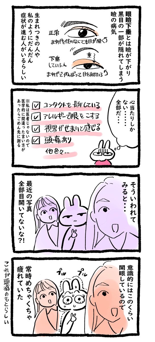 漫画家、目の手術をするの巻① 