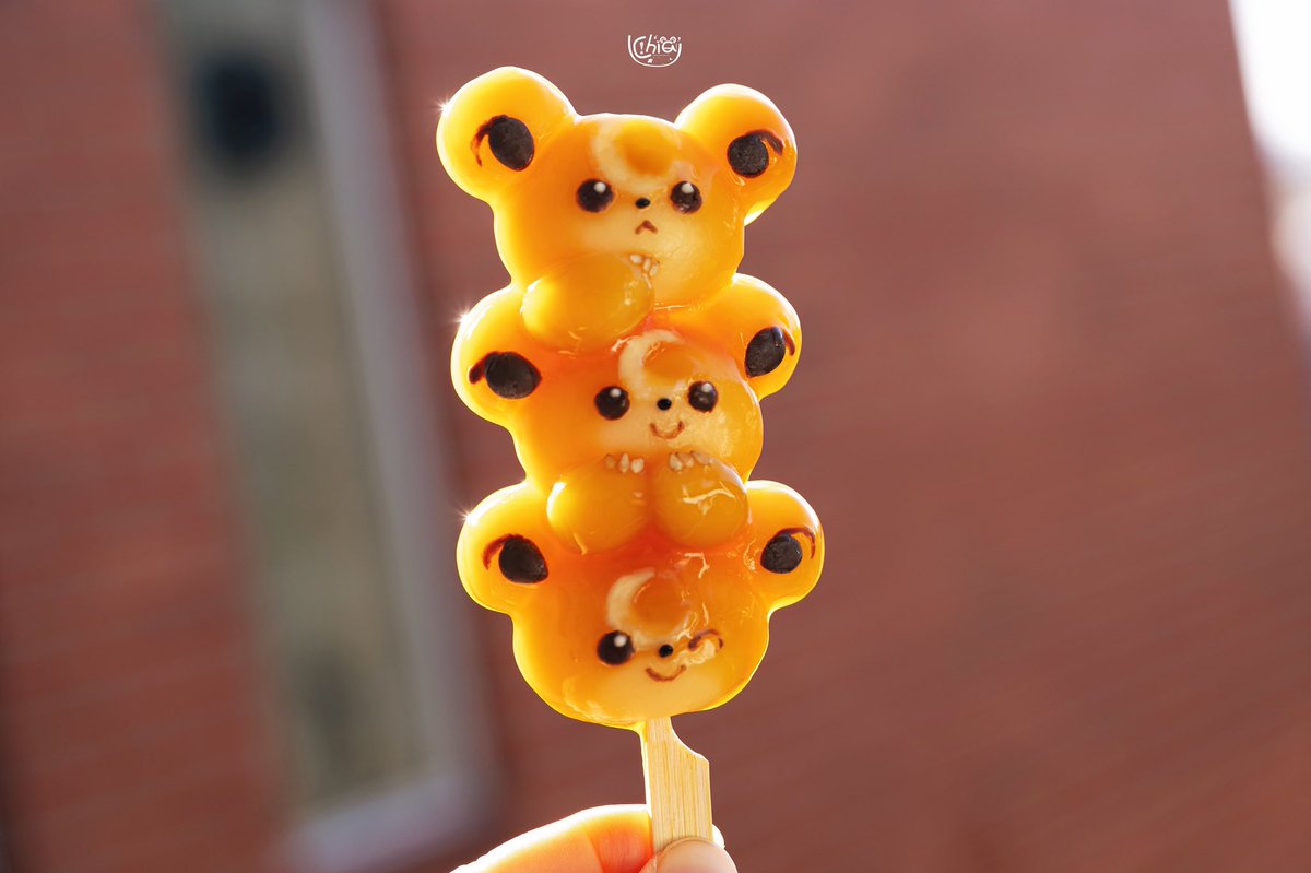 🧸🍯🐝ヒメグマの蜂蜜みたらし団子✨ 