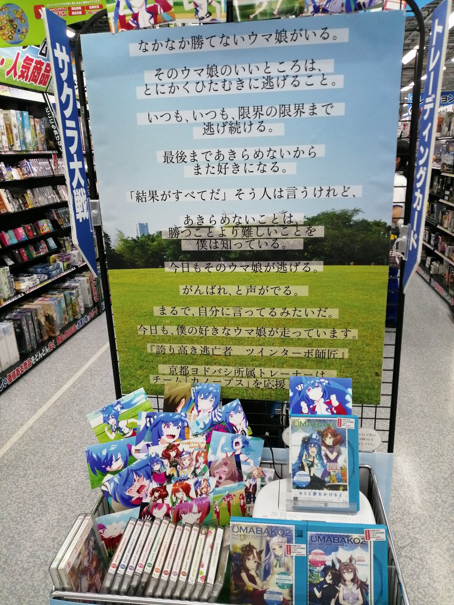 ヨドバシカメラ…お前…俺が店内で泣いちゃったらどうすんねん…ツインターボぉ… 