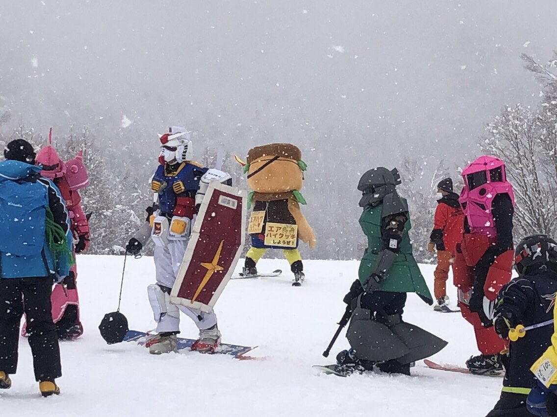 スキー場がガンダム祭りwww 