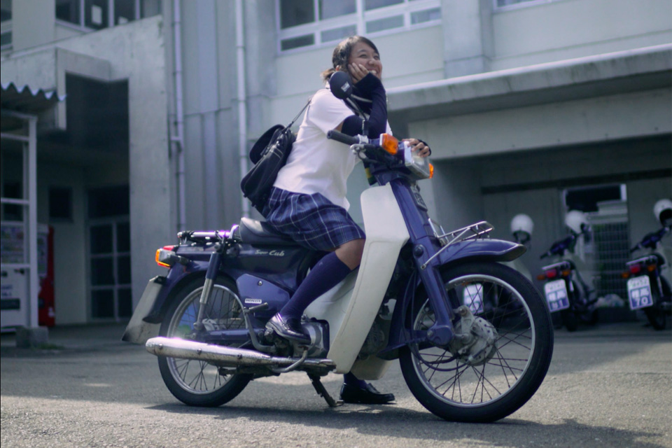   「ほぼ全ての生徒がHonda スーパーカブ50で通学