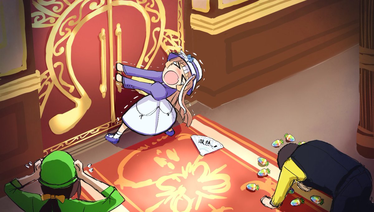 ガチャの確定演出で扉をインキーしてしまった理事長 #ウマ娘 