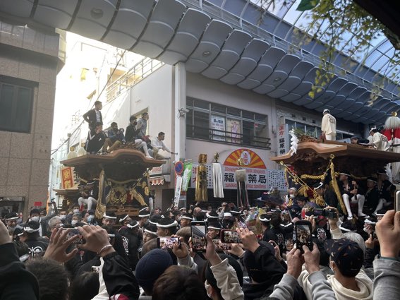  大阪府岸○田市某町のだんじりの入魂式らしいです