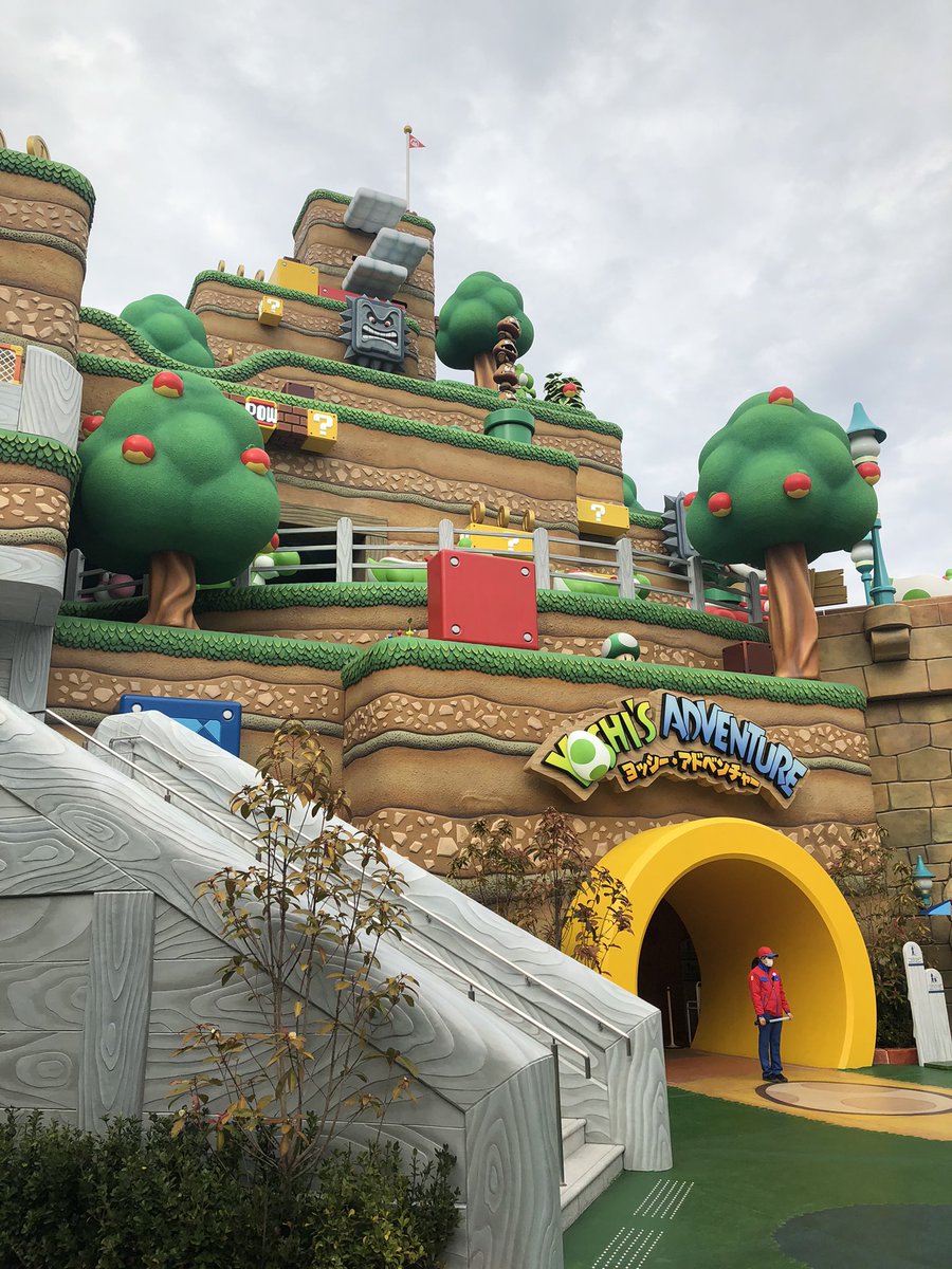 マリオワールドではなくニンテンドーワールドなのでちゃんとマリオキャラ以外もおります 