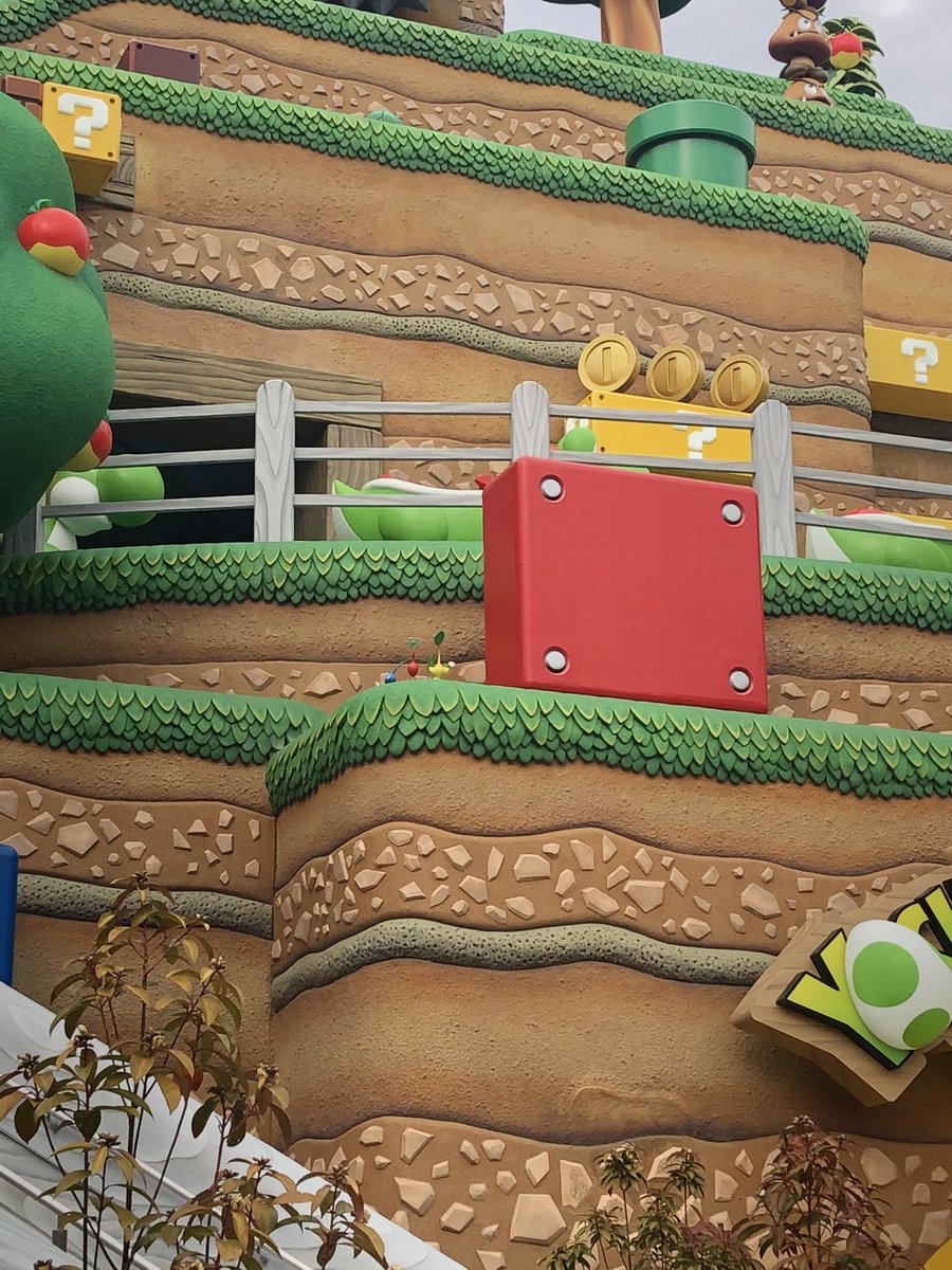 マリオワールドではなくニンテンドーワールドなのでちゃんとマリオキャラ以外もおります 