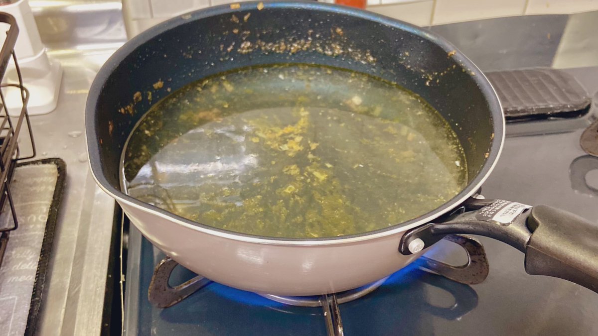 カレーを作ったフライパンのストレスフリーな洗い方