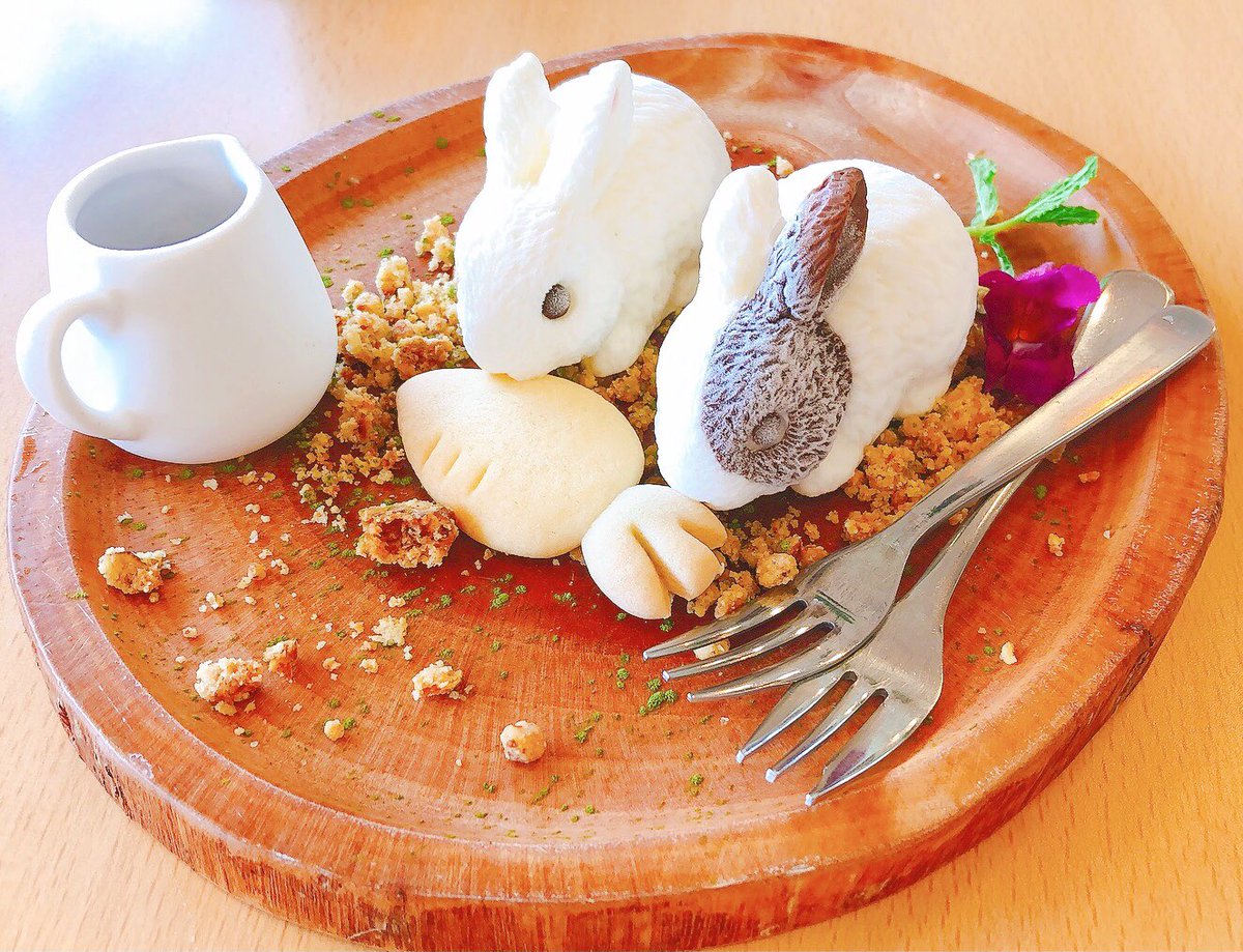 先日食べたうさぎアイス可愛過ぎてたまらなかったです 