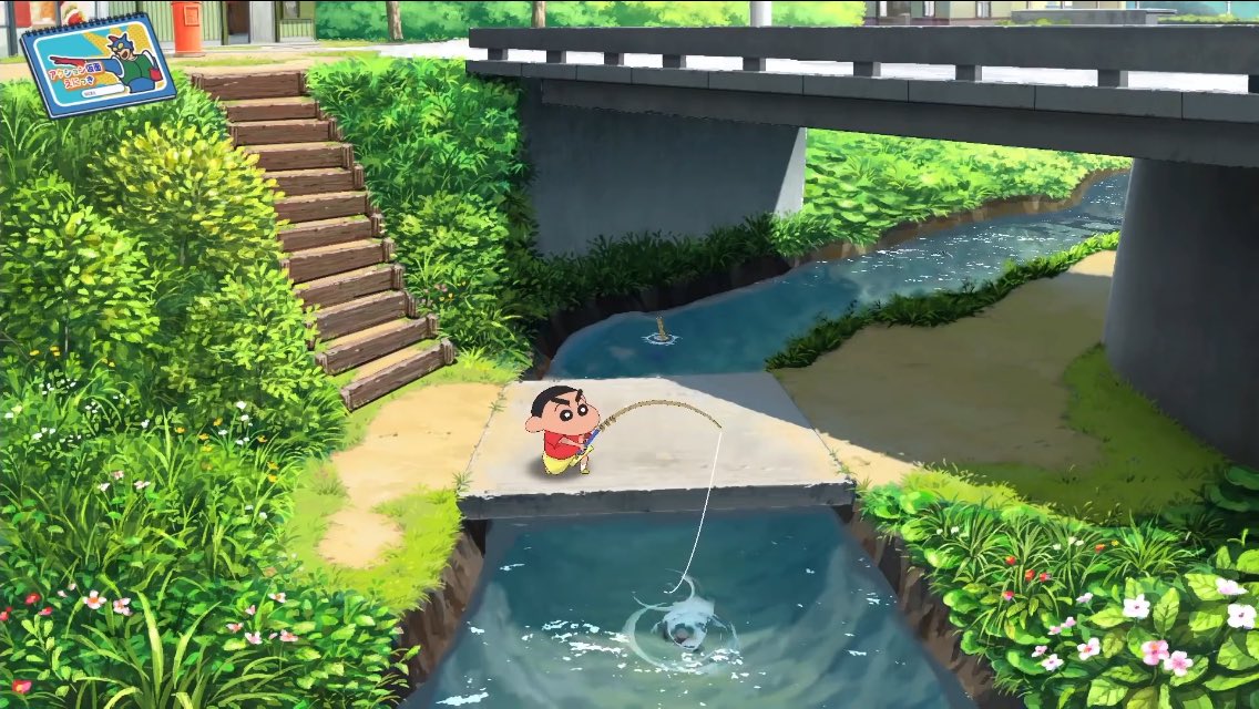 しんちゃんのゲーム、しんちゃんが可愛すぎてビックリした 