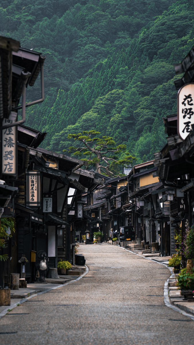 新緑が美しい長野日本美。 