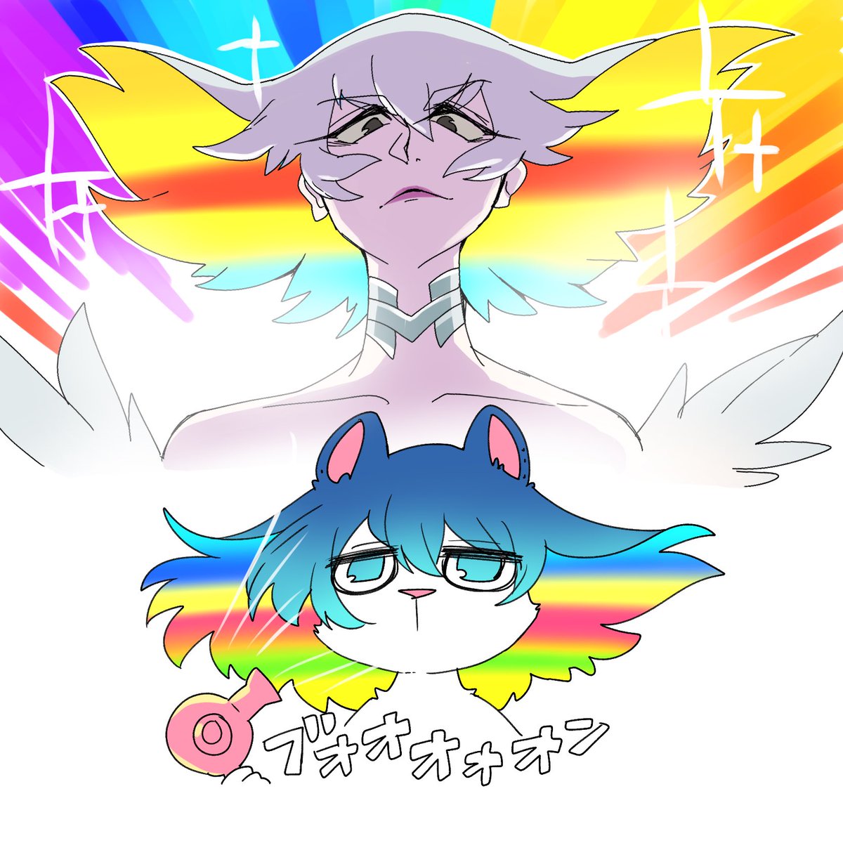 姉（カラリスト）におまかせでカラーリング綺麗にやって〜とお願いしたら、鬼龍院羅業様になってしまった話ってしましたっけ 