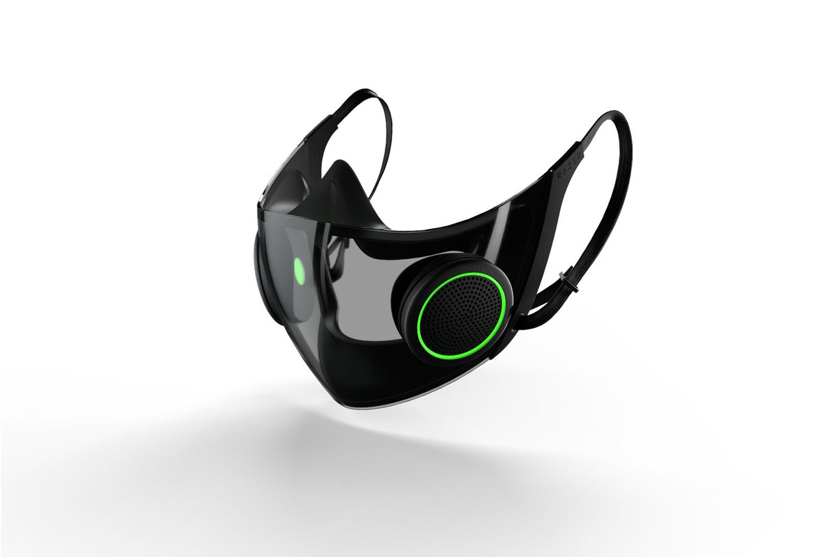 ゲーミング機器のRazer、『スマートマスク』を本当に商品化