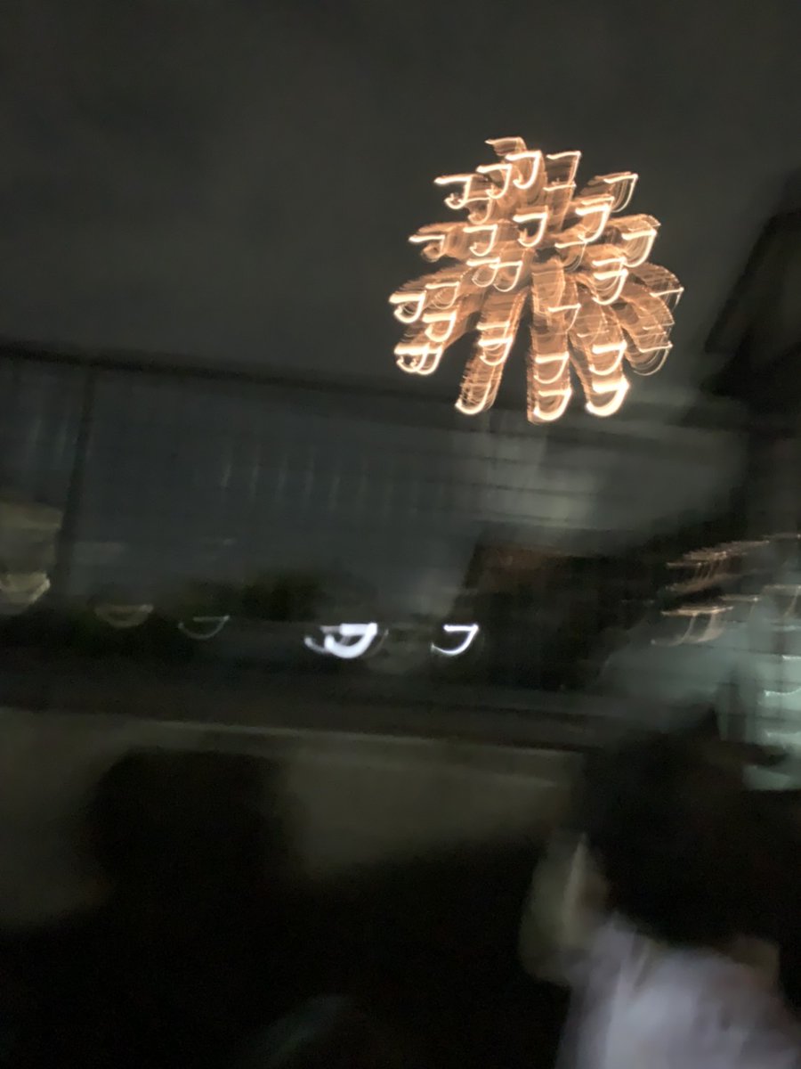   #花火 #４歳が撮影したら #フ #フフフ #フフフフフフフフフフフ 