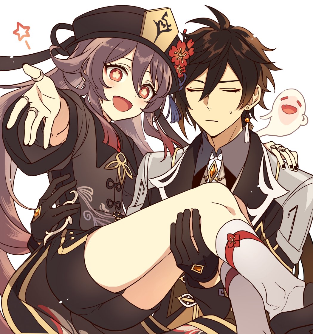 胡桃と先生 #原神 #Genshin 