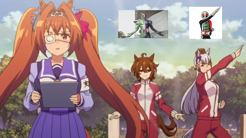 OVAでもガッツリやってるライダーネタ 