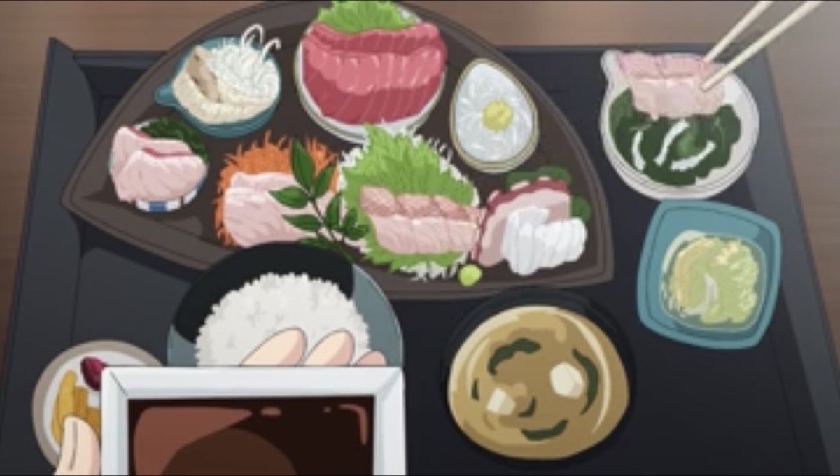 ゆるキャンS2  堂ヶ島食堂 　　←理想　　　　　現実→ 