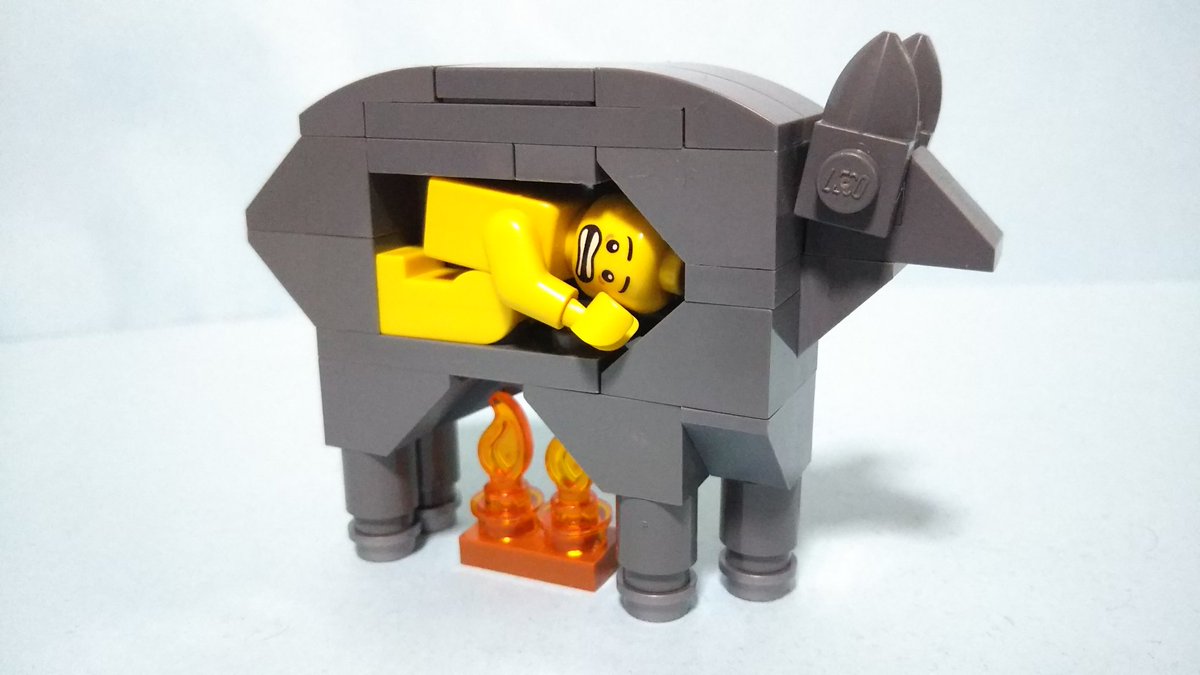 レゴで牛作った。モー！モーー！ 