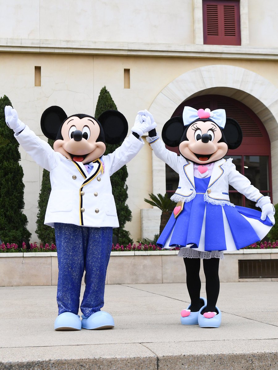 東京ディズニーシー ウェルカムグリーティングのミッキー&ミニーちゃん    