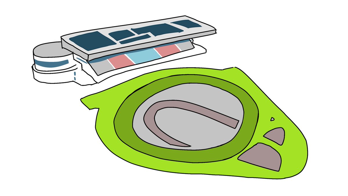 1いいねで1m伸びる中山の直線 ((   0m   )) 