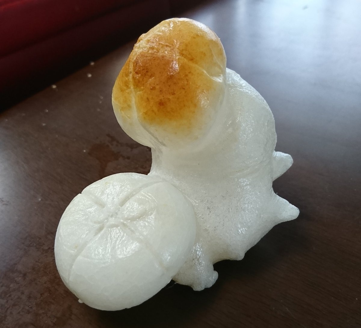 お餅焼いたら変な可愛い生き物うまれた 