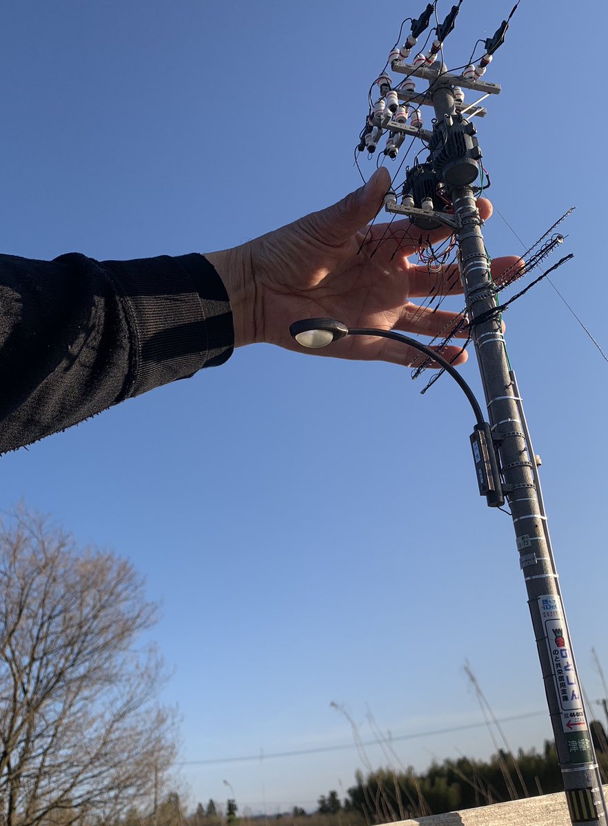 ミニチュア電柱完成しました〜⚡️⚡️⚡️ 