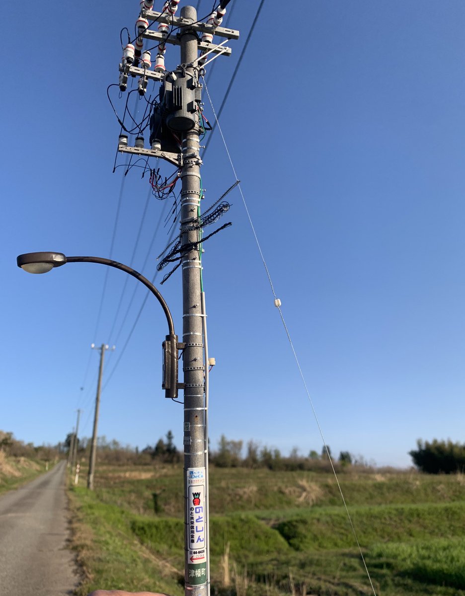 ミニチュア電柱完成しました〜⚡️⚡️⚡️ 