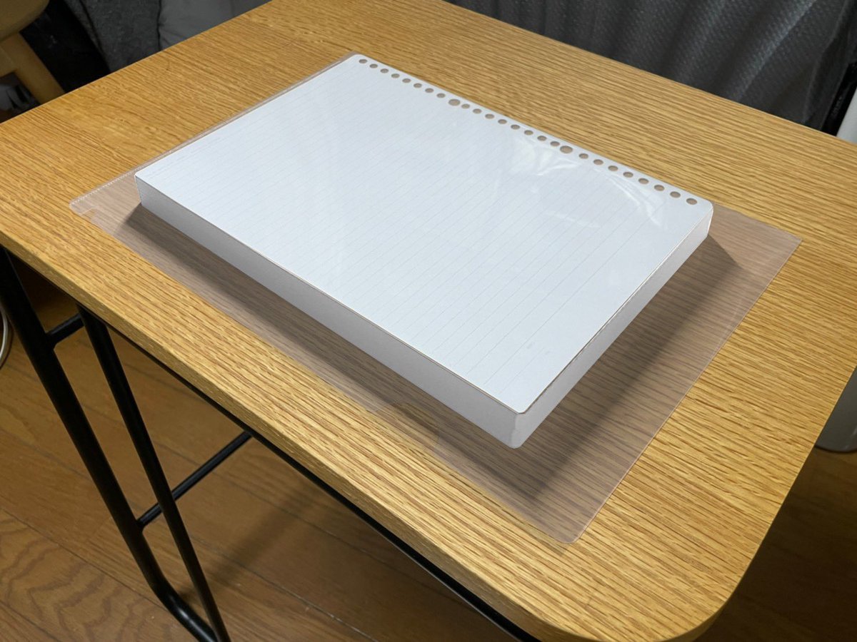 「一枚で限界が来るクリアファイル」を作ろうとしてます 