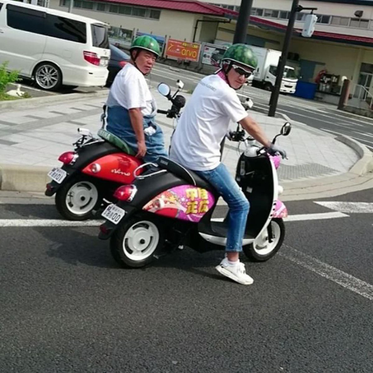 今日天童に行ったら中居くんと出川さんに会いました