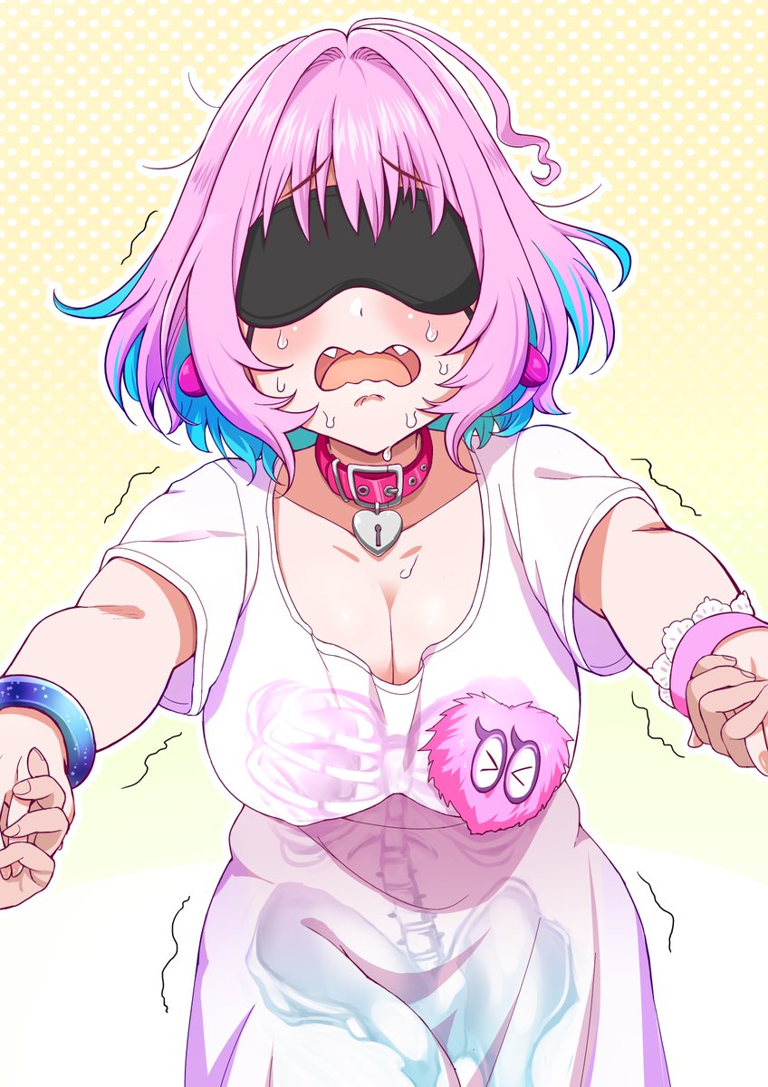 目隠しをされて連行されてしまう夢見りあむ あーん