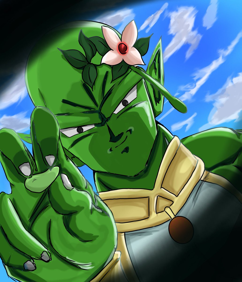 〇ッコロ｢ふん、情けない主め。  仙豆だ、食え｣ 