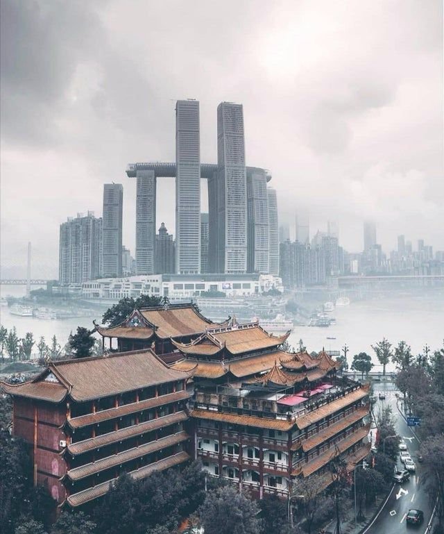 中国の重慶市マジでサイバーパンク2077の世界みたいや… 