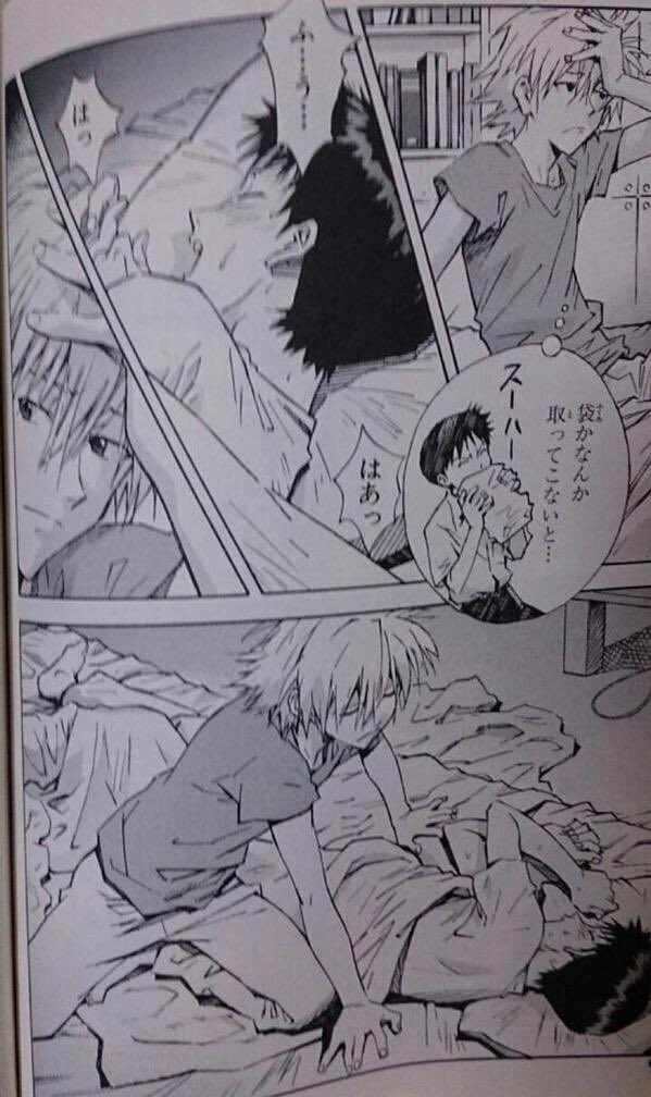 これが漫画版エヴァンゲリオンの シンジくんとカヲルくんでふ 