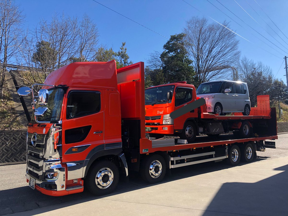 搬送途中の積車がぶっ壊れた らこうなる笑