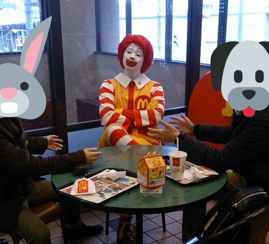 #フォロワーが体験した事が無さそうな体験 10年ぐらい前に「部下が必死にプレゼンするものの、首を縦に振らない上司のシチュエーションを撮らせてください」ってドナルドにお願いしたこととか