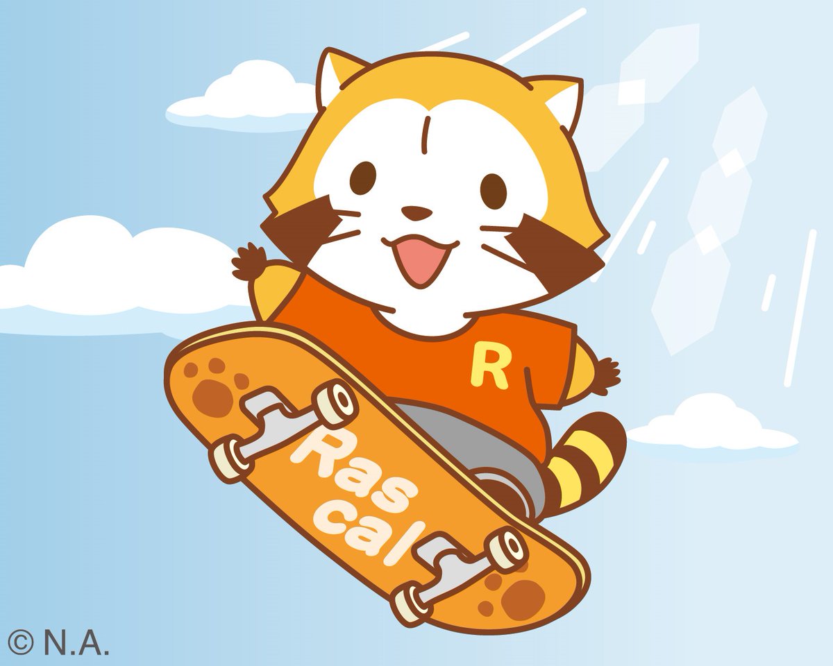 西矢選手、中山選手、スケートボード🛹女子ストリートでのメダル🥇🥉獲得おめでとうございますミャ～🎵(◆'ᗜ'◆)/🎌  #西矢椛 #中山楓奈 #スケートボード #女子ストリート #Tokyo2020 #ラスカル 