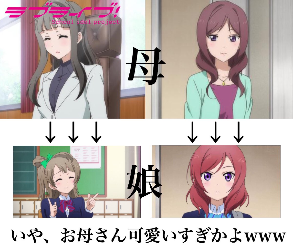 なぜアニメの女の子はこんなに可愛いのだろうか という疑問は お母さんが可愛いから という一言で解決した