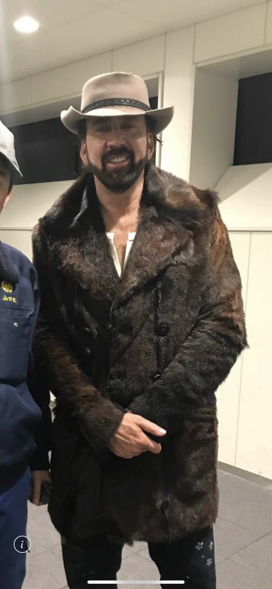 豊洲市場にまさかのニコラスケイジ 