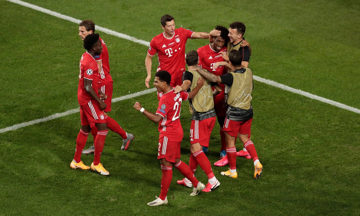 🆑試合結果🆑 バイエルンが7季ぶり6度目の欧州制覇で3冠