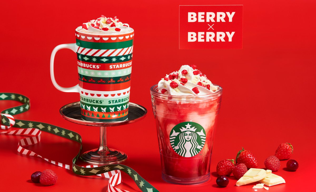 本日から『#ベリーベリーレアチーズフラペチーノ®』が新登場